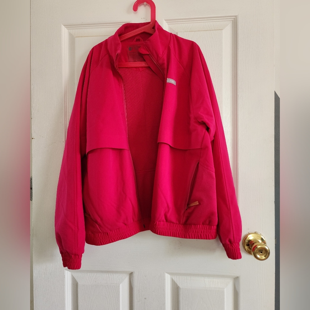 Figs Scrub Jacket Ultra Rose